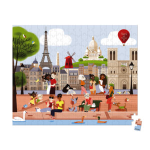 JANOD - Puzzle v kufríku Paríž 200 ks