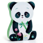 DJECO Puzzle v tvarovanej škatuli: Panda Leo