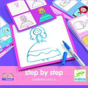 DJECO Princezničky: Kreslenie krok za krokom (edícia Eduludo)