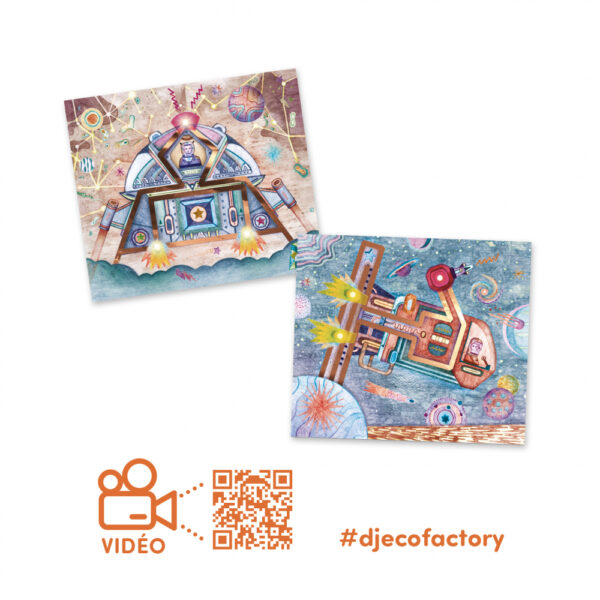DJECO Factory: Svietiace obrázky: Odysea (umenie a technolégie s video návodom)