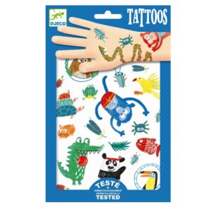 DJECO Tetovanie: Zvieratká