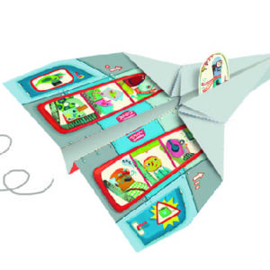 DJECO Tvorivá sada Origami lietadlá (pre chlapcov) – Hračky od 6 do 10 rokov pre deti z e-shopu Naša Bublinka Martin...