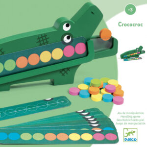 DJECO Crococroc: drevená edukačná hračka