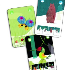 DJECO Mini príroda: kartová hra šťastné rodiny