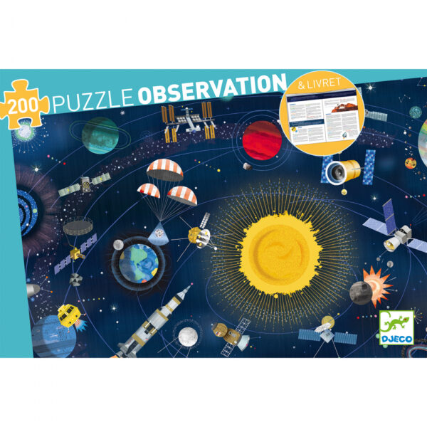 DJECO Objavovacie puzzle: Vesmír