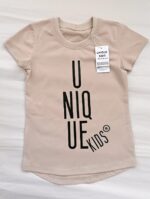 Tričko s krátkym rukávom UNIQUE kids béžové