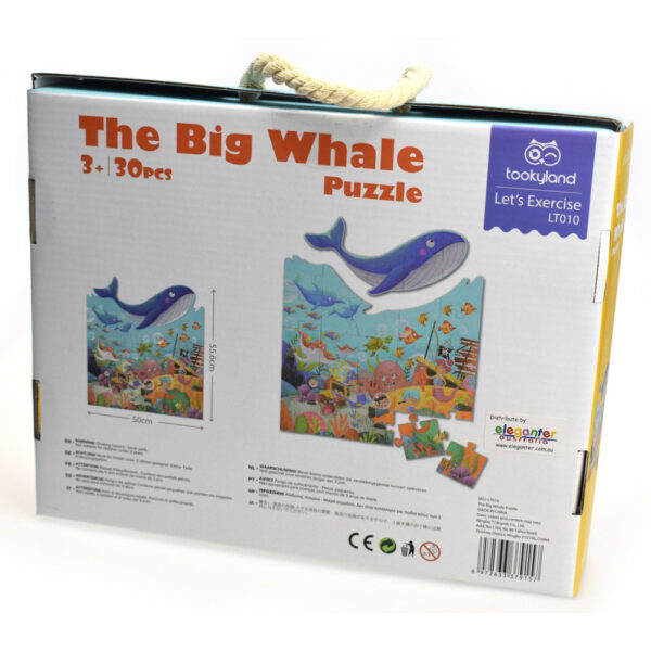 Tvarované puzzle Veľryba