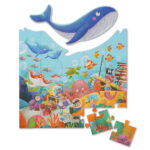 Tvarované puzzle Veľryba