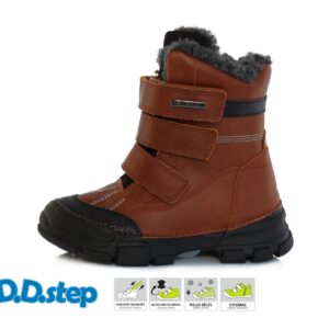 D.D. Step - chlapčenské zimné topánky chocolate