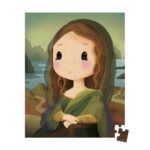 Janod Umelecké puzzle pre deti v kufríku Leonardo da Vinci 100 ks – AKCIA - Hračky pre deti z e-shopu Naša Bublinka ...