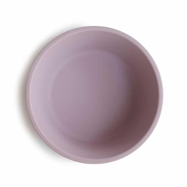 Mushie silikónová miska s prísavkou - soft lilac