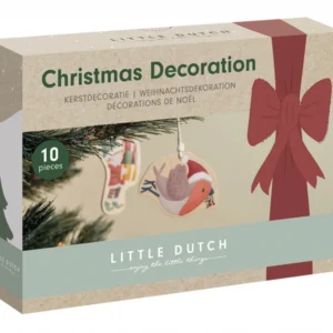 Little Dutch Vianočné ozdoby drevené 10 ks
