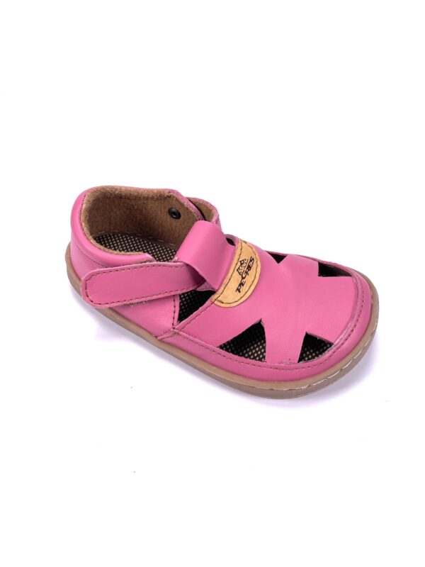 Pegres barefoot sandále BF50 ružové – nová podrážka