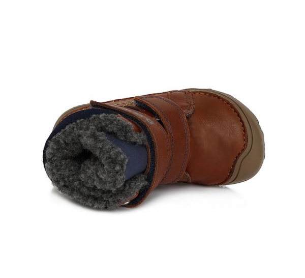 Barefoot zimné topánky Chocolate