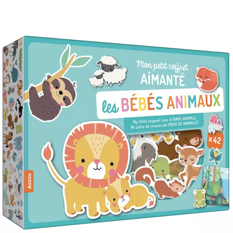 mon-petit-coffret-aimante-les-bebes-animaux.jpg (1) AUZOU kreatívne hračky / KUFRÍK S MAGNETKAMI – MLÁĎATKÁ – Hračky od 3 do 6 rokov pre deti z e-shopu Naša Bubli...