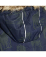 Zimná bunda Modrá so vzorom MINYMO