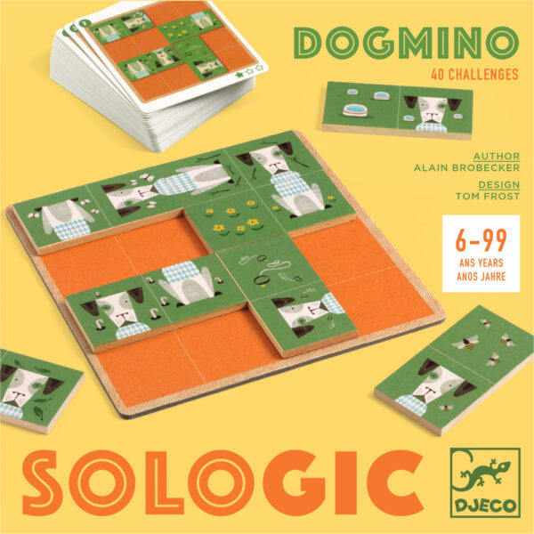 Djeco Sologic Dogmino (Domino Psy)