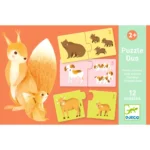 Puzzle duo Mláďatá zvierat – Hračky od 0 do 3 rokov pre deti z e-shopu Naša Bublinka Martin | detský obchod s oble...