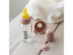 BIBS Baby Bottle sklenená fľaša 110ml Blush