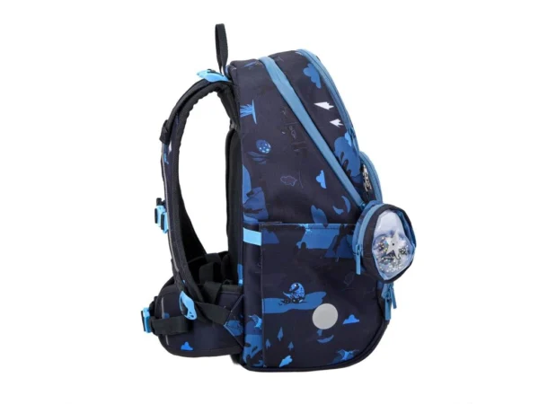 Frii of Norway Ergonomická školská taška Easy 22L Dinosaur Blue