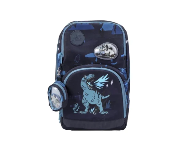 Frii of Norway Ergonomická školská taška Easy 22L Dinosaur Blue