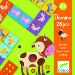 Djeco Domino Farma – Spoločenské, Logické a Kartové hry pre deti z e-shopu Naša Bublinka Martin | detský obchod s ...
