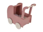 Little Dutch Kočík pre bábiky drevený Kvety a motýle – AKCIA - Hračky pre deti z e-shopu Naša Bublinka Martin | d...