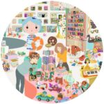 Djeco Objavovacie puzzle Malý obchod