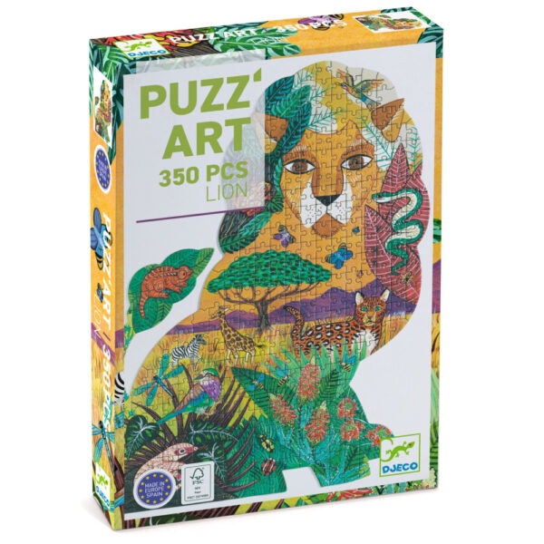 Djeco Umelecké puzzle Lev