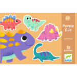 Djeco Puzzle duo Dinosaury – Hračky od 0 do 3 rokov pre deti z e-shopu Naša Bublinka Martin | detský obchod s obleče...