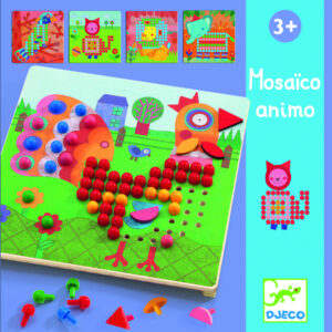 Djeco Kolíčková mozaika Animo – Hračky od 3 do 6 rokov pre deti z e-shopu Naša Bublinka Martin | detský obchod s o...