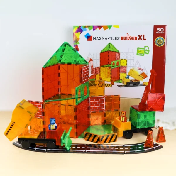 Magna Tiles Magnetická stavebnica Builder XL Trucks 50 dielov