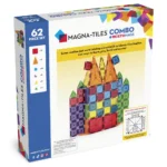 Magna Tiles Magnetická stavebnica Combo 62 dielov