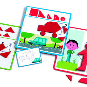 Djeco Eduludo Tvary - Obrázkový tangram – Hračky od 6 do 10 rokov pre deti z e-shopu Naša Bublinka Martin | detský ...