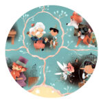 Djeco Príbehové Puzzle Pinnocchio 54 ks