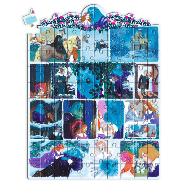 Djeco Príbehové Puzzle Kráska a zviera 100 ks