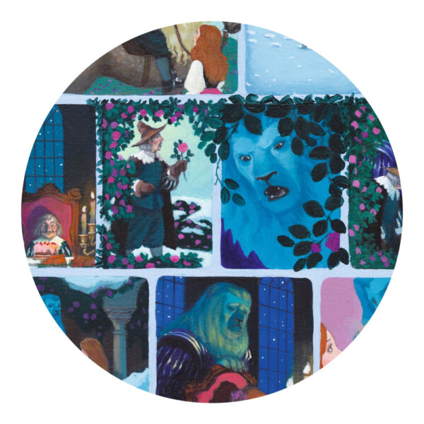 Djeco Príbehové Puzzle Kráska a zviera 100 ks