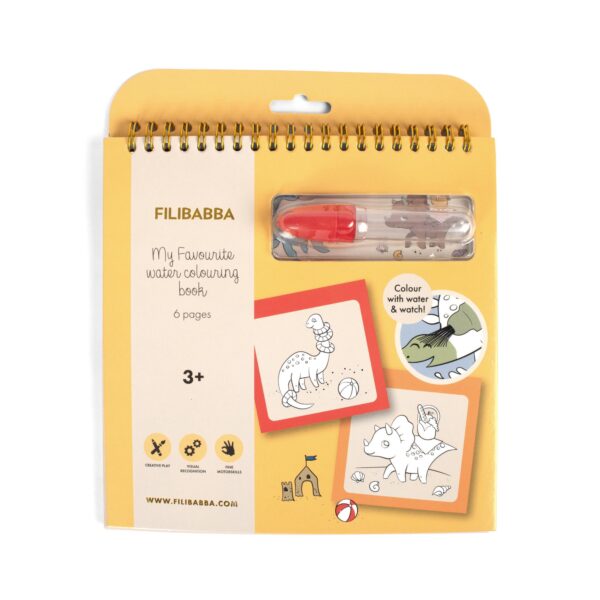 Filibabba Vodová omaľovánka Dinovia