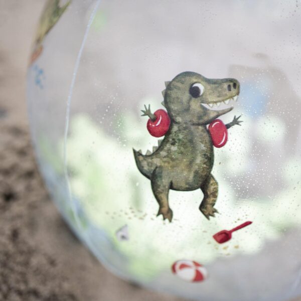 Filibabba Plážová lopta Alfie Dino Beach Confetti