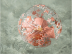 Little Dutch Plážová lopta 3D Pink Flowers – Hračky na von a do vody pre deti z e-shopu Naša Bublinka Martin | det...