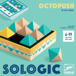 Djeco Sologic: OctoPush, 3D drevený hlavolam