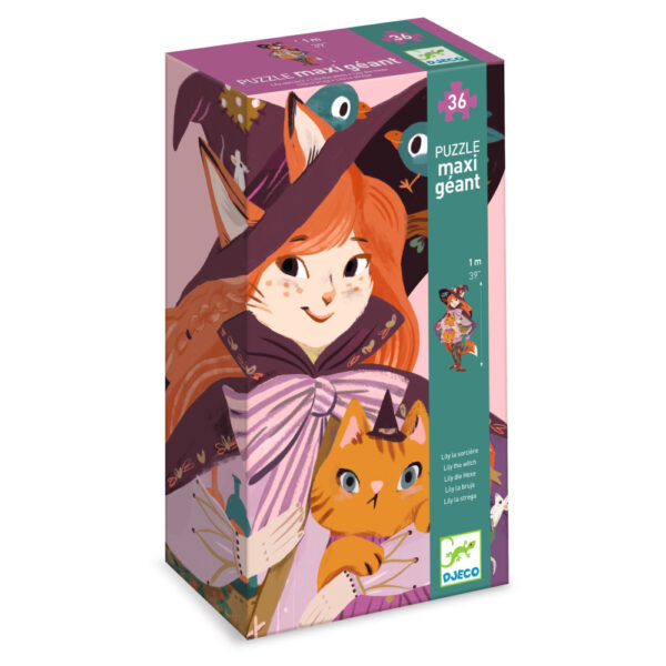Djeco Čarodejnica Lily Obrovské 36 dielne puzzle
