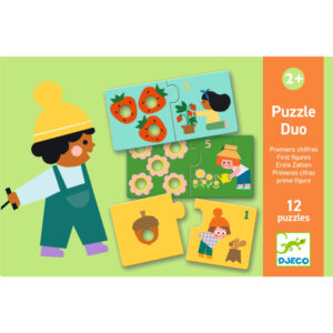 Djeco Puzzle duo Prvé čísla a počítanie