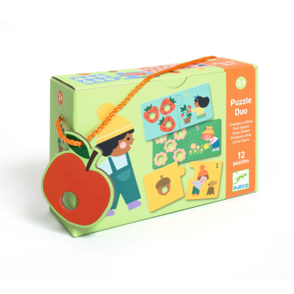 Djeco Puzzle duo Prvé čísla a počítanie