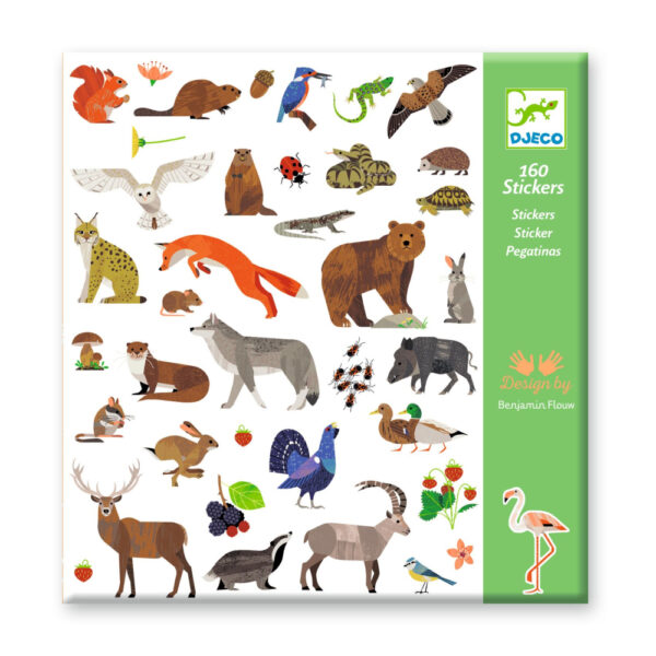Djeco Samolepky Fauna