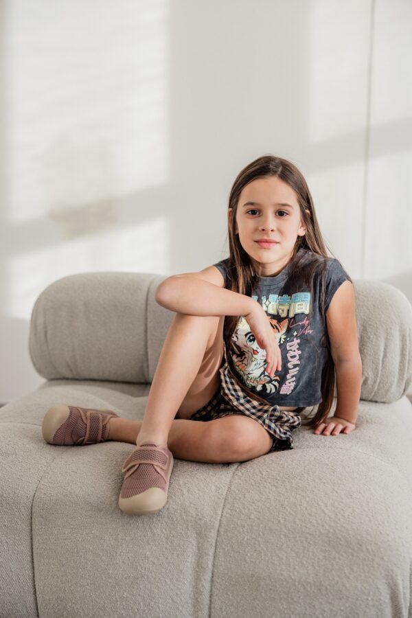 MILASH Sieťované Barefoot tenisky FUN Shoes Béžové