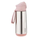 B.Box Termoska na pitie Šport 500ml Blush Crush – Fľaše s náustkom pre deti z e-shopu Naša Bublinka Martin | detský obchod s oblečením, obuvou, hračkami a doplnkami