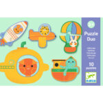 Djeco Puzzle duo Dopravné prostriedky – Hračky od 0 do 3 rokov pre deti z e-shopu Naša Bublinka Martin | detský obch...