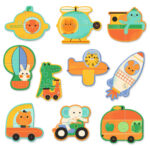 Djeco Puzzle duo Dopravné prostriedky – Hračky od 0 do 3 rokov pre deti z e-shopu Naša Bublinka Martin | detský obch...