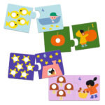 Djeco Puzzle duo Prvé čísla a počítanie – Hračky od 0 do 3 rokov pre deti z e-shopu Naša Bublinka Martin | detsk...